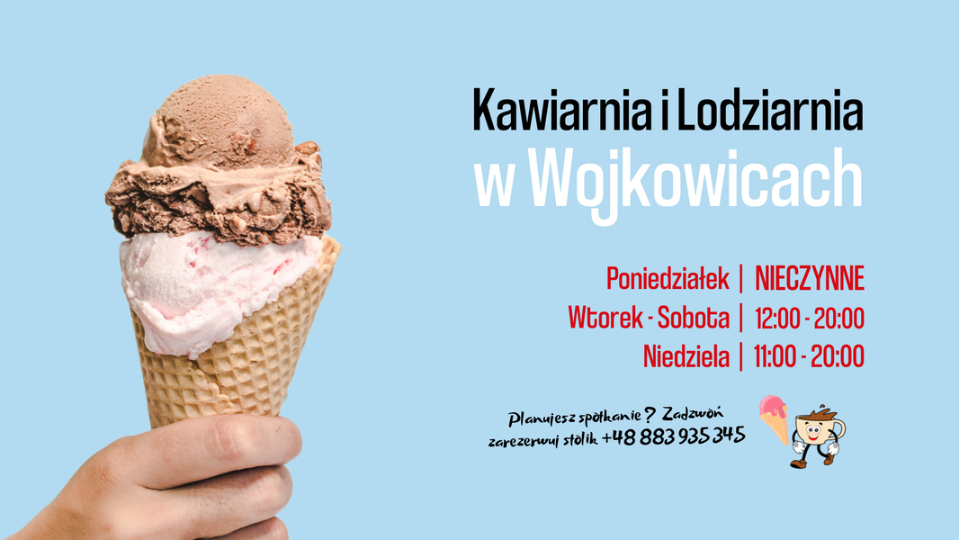 Zdjęcie na okładce dla Zimna Zośka | Kawiarnia Lodziarnia Wojkowice